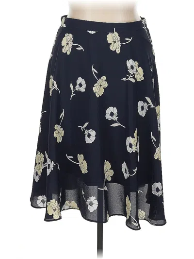 Pre-owned Ann Taylor Casual Skirt In Blue