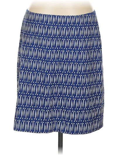 Pre-owned Ann Taylor Casual Skirt In Blue