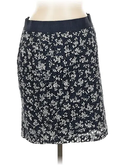 Pre-owned Ann Taylor Casual Skirt In Blue
