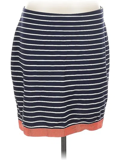 Pre-owned Ann Taylor Casual Skirt In Blue