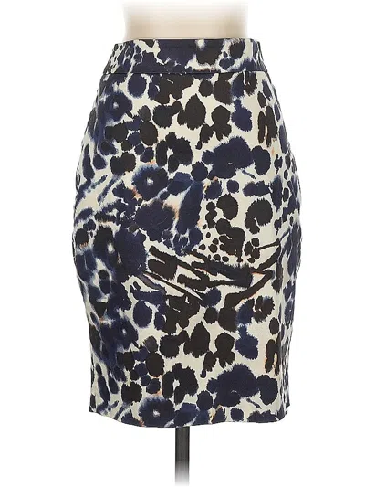 Pre-owned Ann Taylor Casual Skirt In Blue