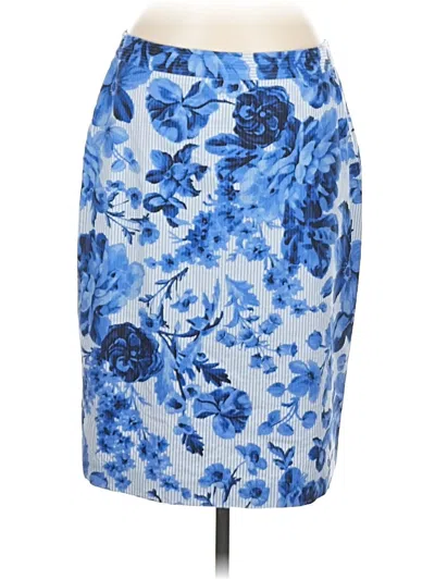 Pre-owned Ann Taylor Casual Skirt In Blue