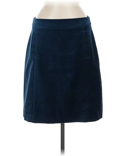 Pre-owned Ann Taylor Casual Skirt In Blue