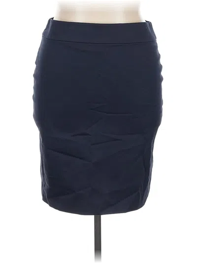 Pre-owned Ann Taylor Casual Skirt In Blue