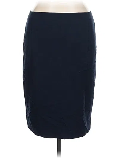 Pre-owned Ann Taylor Casual Skirt In Blue