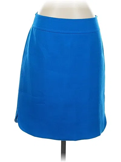 Pre-owned Ann Taylor Casual Skirt In Blue
