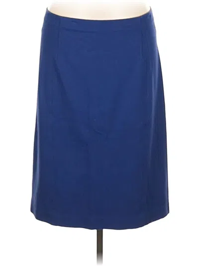 Pre-owned Ann Taylor Casual Skirt In Blue