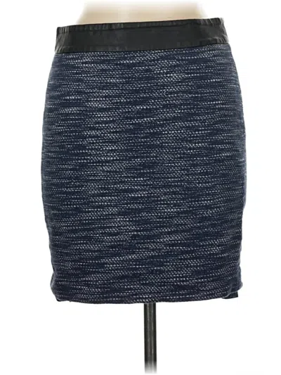 Pre-owned Ann Taylor Casual Skirt In Blue