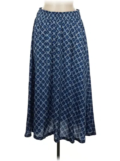 Pre-owned Ann Taylor Casual Skirt In Blue