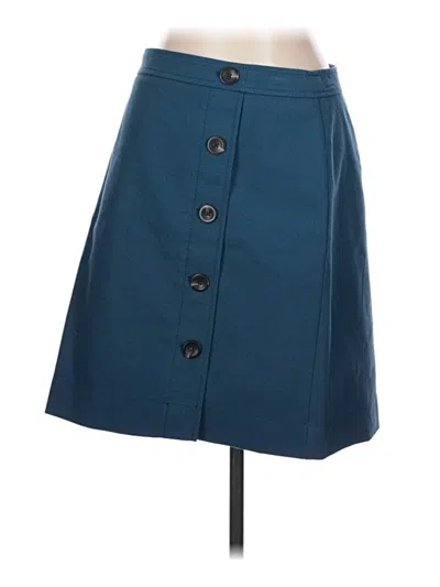 Pre-owned Ann Taylor Casual Skirt In Blue