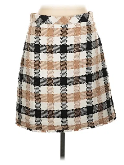 Ann Taylor Casual Skirt In Blue