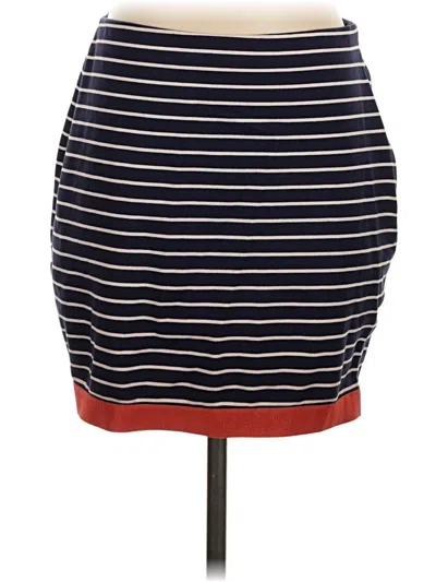 Pre-owned Ann Taylor Casual Skirt In Blue