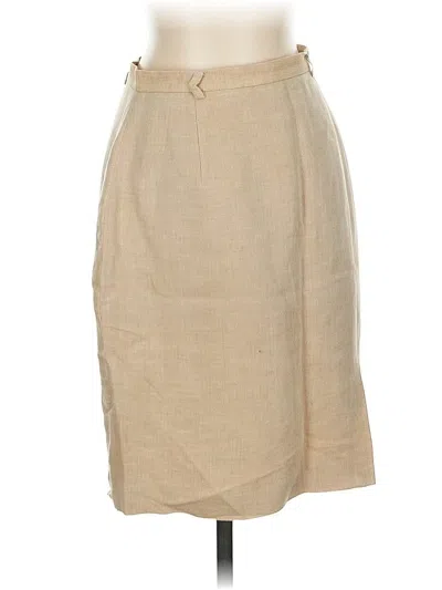 Pre-owned Ann Taylor Casual Skirt In Brown