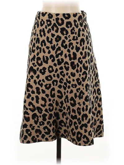 Pre-owned Ann Taylor Casual Skirt In Brown