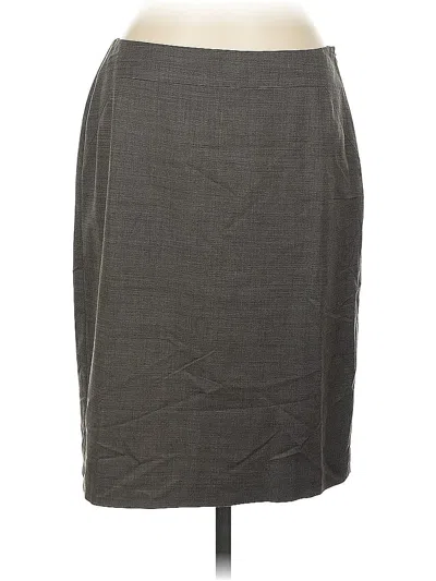 Pre-owned Ann Taylor Casual Skirt In Brown