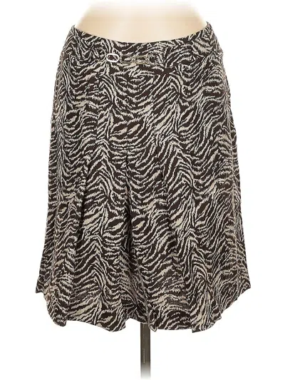 Pre-owned Ann Taylor Casual Skirt In Brown