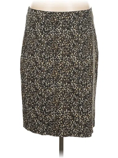 Pre-owned Ann Taylor Casual Skirt In Brown