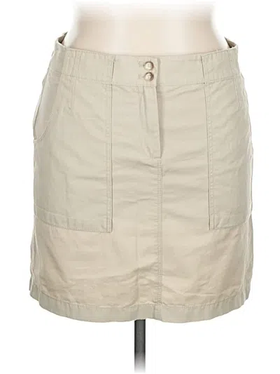 Pre-owned Ann Taylor Casual Skirt In Brown