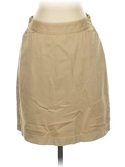 Pre-owned Ann Taylor Casual Skirt In Brown