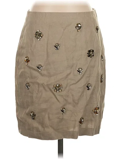 Pre-owned Ann Taylor Casual Skirt In Brown