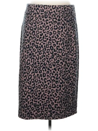Pre-owned Ann Taylor Casual Skirt In Brown