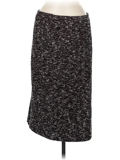 Pre-owned Ann Taylor Casual Skirt In Burgundy