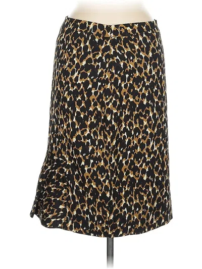 Pre-owned Ann Taylor Casual Skirt In Gold