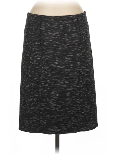 Pre-owned Ann Taylor Casual Skirt In Gray