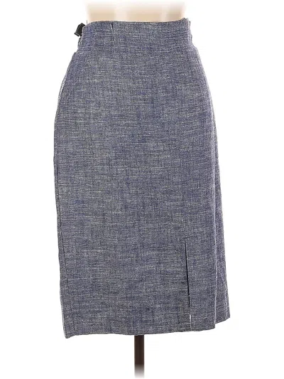 Pre-owned Ann Taylor Casual Skirt In Gray