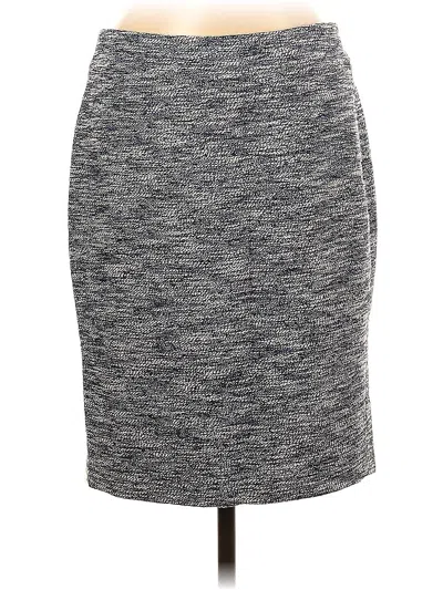 Pre-owned Ann Taylor Casual Skirt In Gray