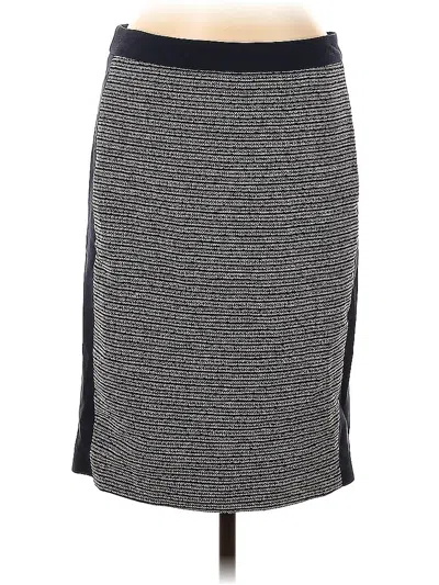Pre-owned Ann Taylor Casual Skirt In Gray