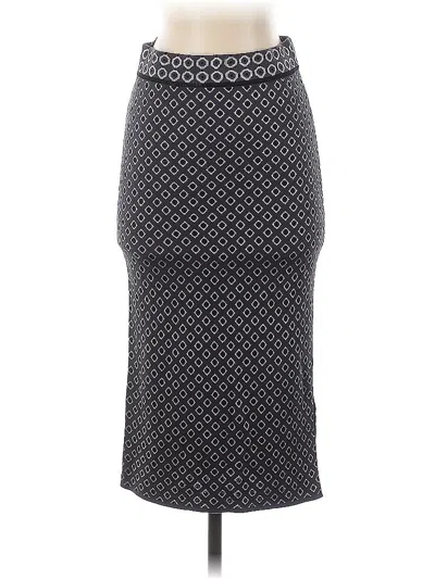 Pre-owned Ann Taylor Casual Skirt In Gray