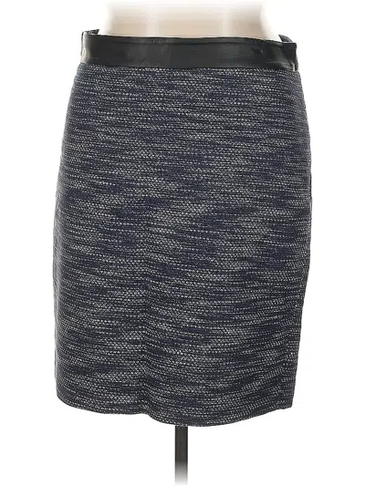Pre-owned Ann Taylor Casual Skirt In Gray
