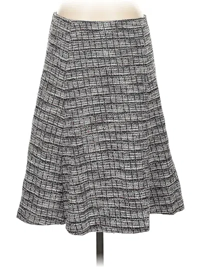 Pre-owned Ann Taylor Casual Skirt In Gray