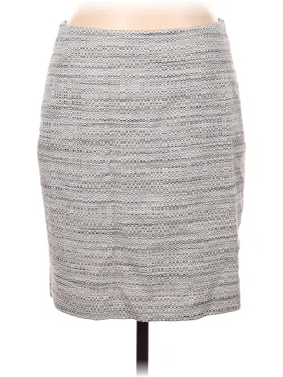 Pre-owned Ann Taylor Casual Skirt In Gray