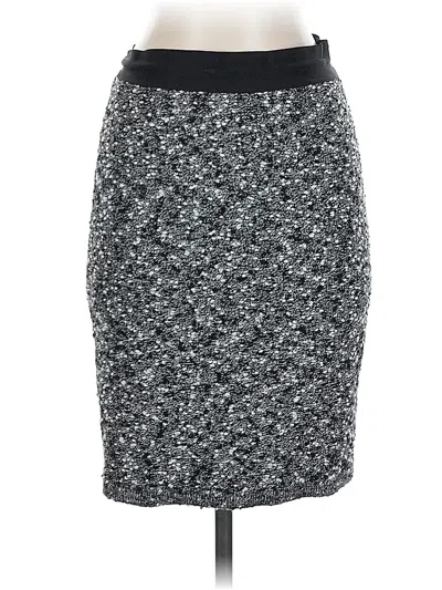 Pre-owned Ann Taylor Casual Skirt In Gray