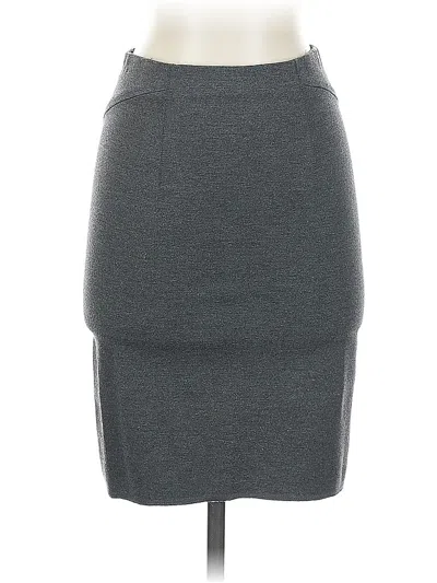 Pre-owned Ann Taylor Casual Skirt In Gray