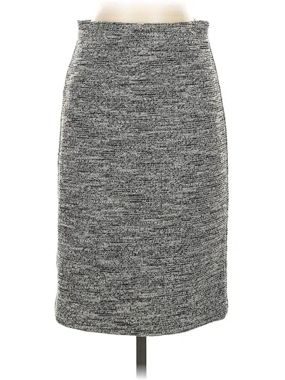 Pre-owned Ann Taylor Casual Skirt In Gray