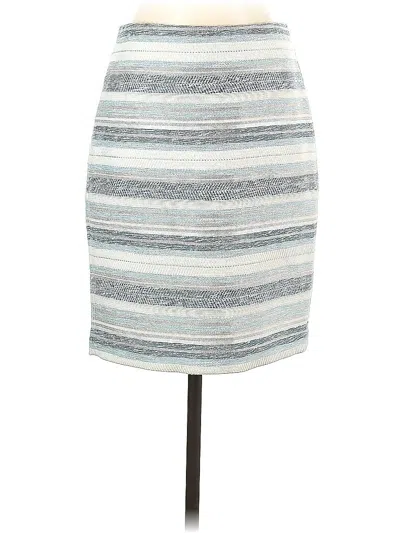 Pre-owned Ann Taylor Casual Skirt In Gray