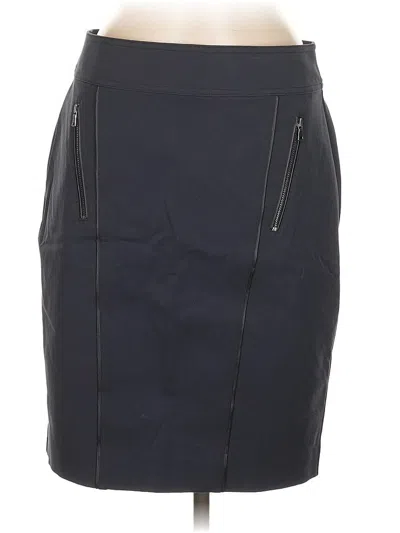 Pre-owned Ann Taylor Casual Skirt In Gray