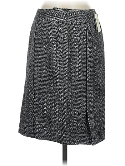 Ann Taylor Casual Skirt In Gray