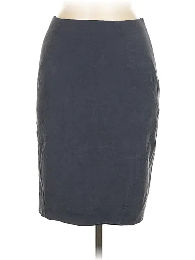 Pre-owned Ann Taylor Casual Skirt In Gray