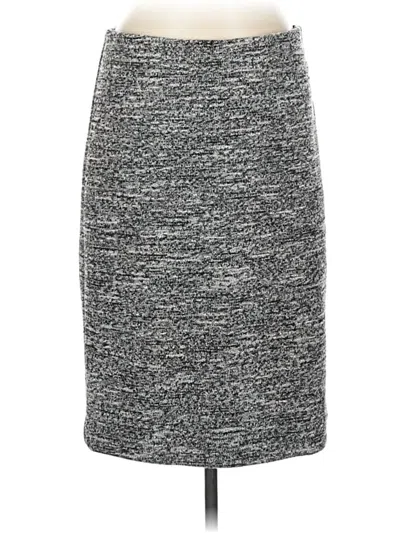 Pre-owned Ann Taylor Casual Skirt In Gray