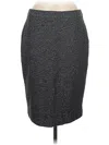 Ann Taylor Casual Skirt In Gray