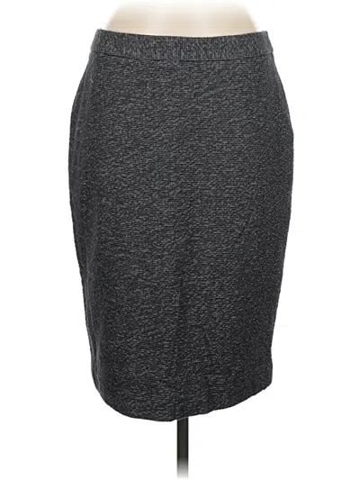 Ann Taylor Casual Skirt In Gray