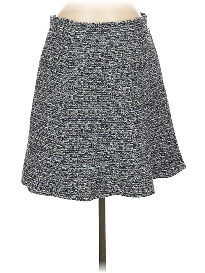 Pre-owned Ann Taylor Casual Skirt In Gray