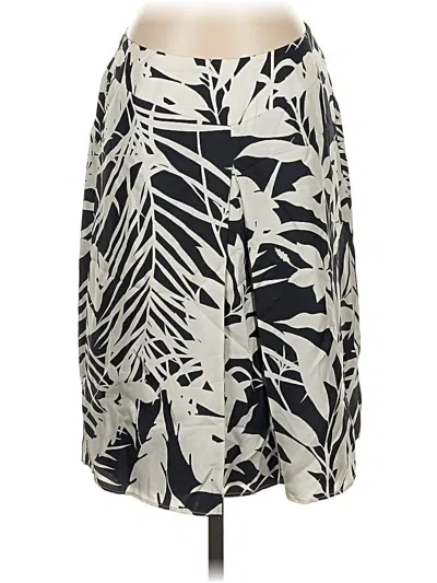 Pre-owned Ann Taylor Casual Skirt In Gray