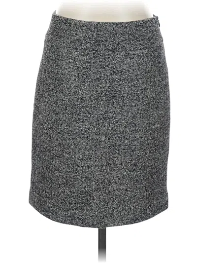 Pre-owned Ann Taylor Casual Skirt In Gray