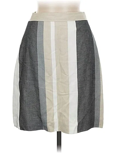 Pre-owned Ann Taylor Casual Skirt In Gray
