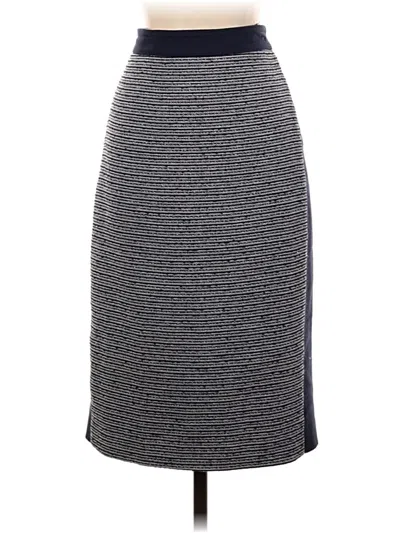 Pre-owned Ann Taylor Casual Skirt In Gray